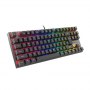 Genesis | THOR 303 TKL | Mechanical Gaming Keyboard | RGB LED light | US | Black | Wired | USB Type-A | 865 g | Replaceable "HOT - 3